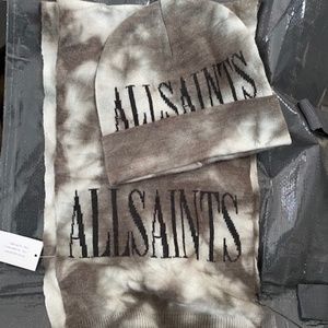 ALL SAINTS hat and scarf